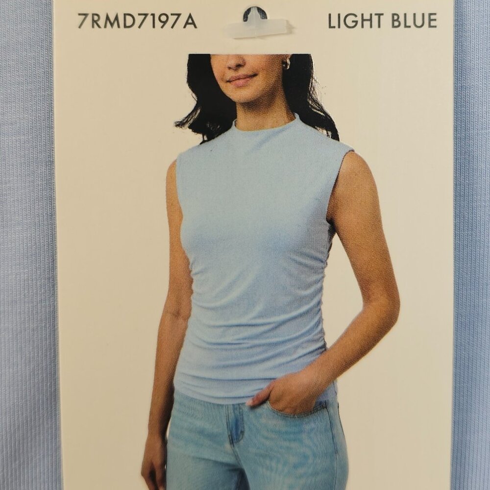RM Rebecca Minkoff Women's Mock Neck Tank Top - Picture 3 of 9
